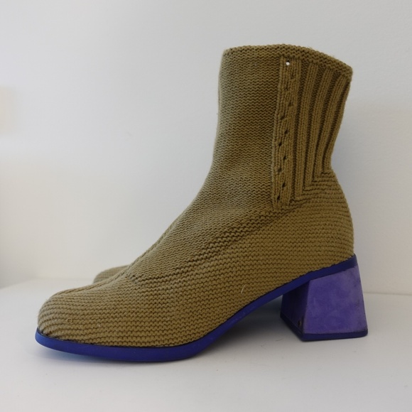 Eckhaus Latta x Camper Knit Ankle Boots Size 38 - Picture 3 of 10